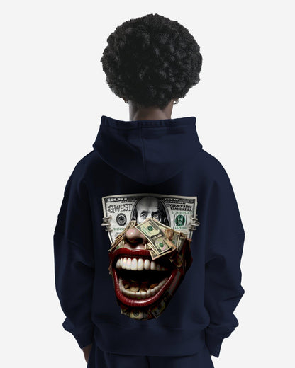 G West Mens Money Mouth Heavy Premium Hoodie