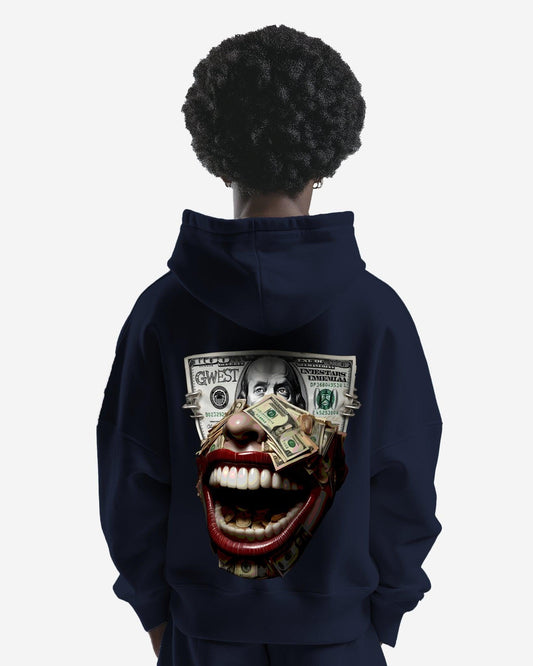 G West Mens Money Mouth Heavy Premium Hoodie
