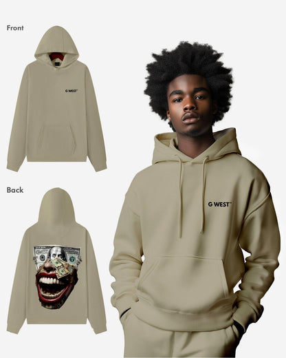 G West Mens Money Mouth Heavy Premium Hoodie