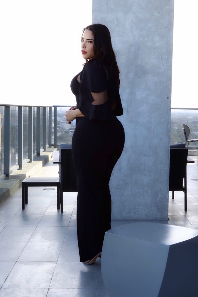 La Mesh Inserted 時尚連身褲