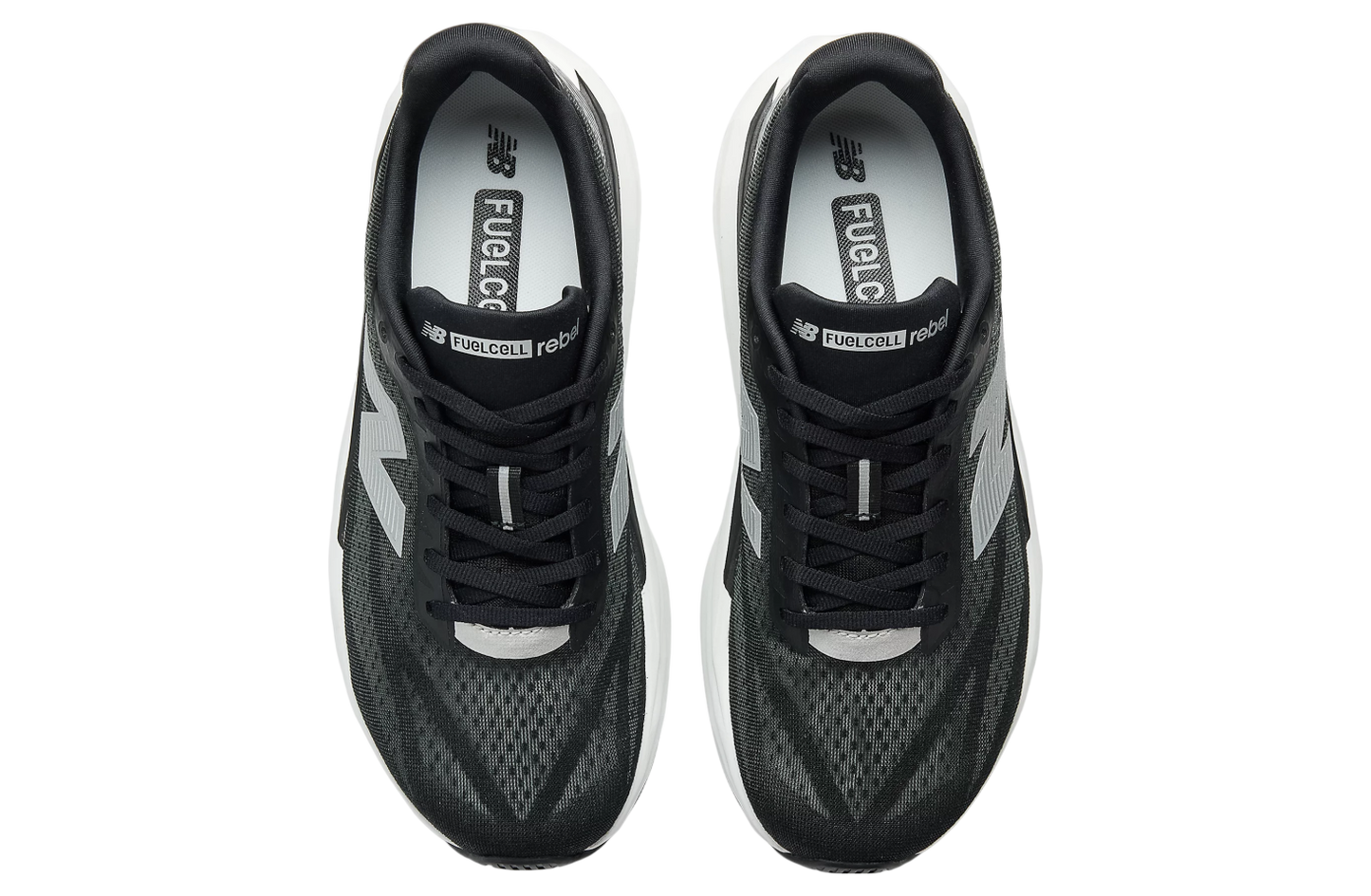 New Balance Fuelcell Rebel v5 Black White Silver (Women's)