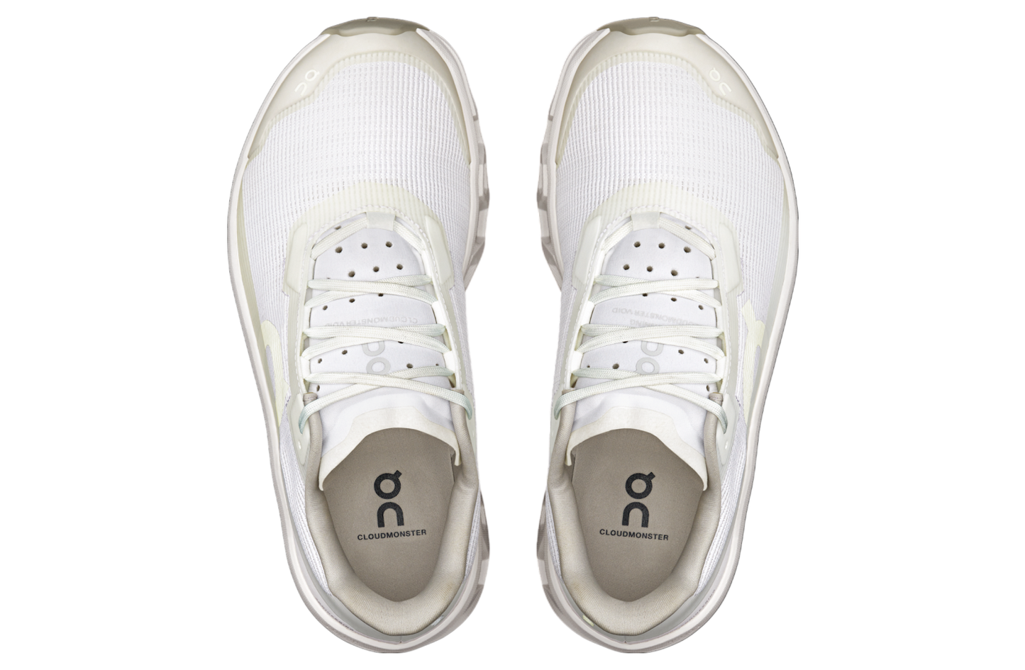 On Cloudmonster Void Women All White