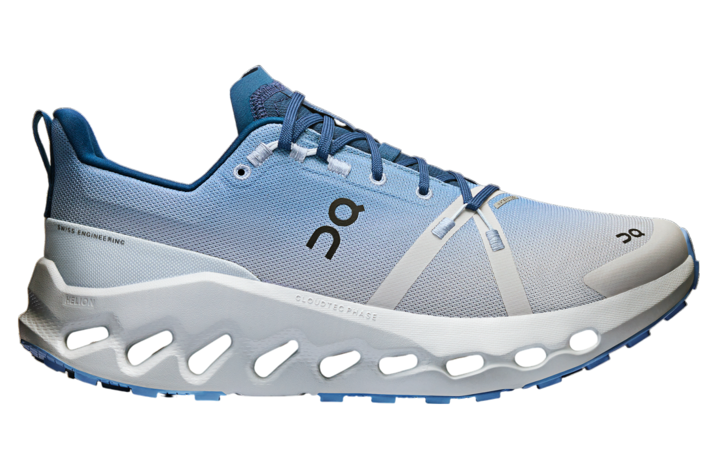 On Cloudsurfer Trail Waterproof Men Chambray Glacier