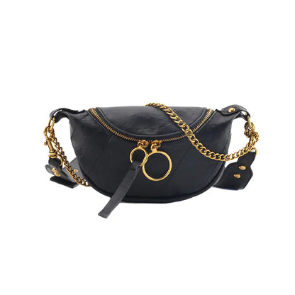 Chic Korean Casual Chain Tassel Crossbody Bag