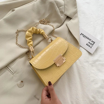 時尚夏日女士斜背鏈條包