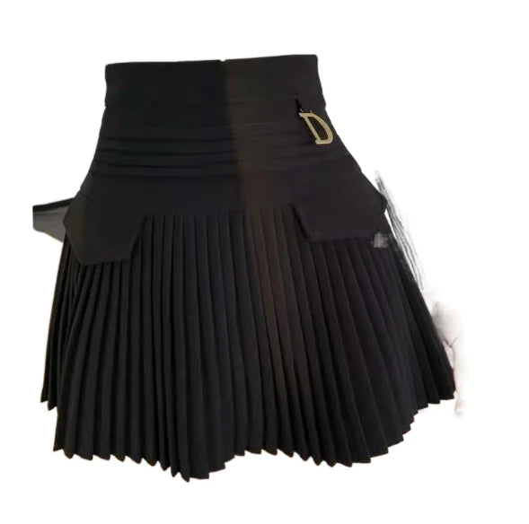 Women's Spring Summer Pleated Skirt Dress