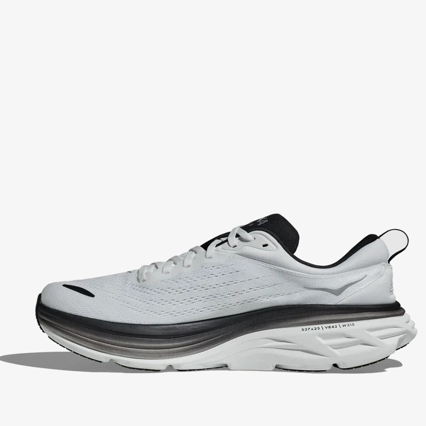 Hoka Bondi 8 Men White Black