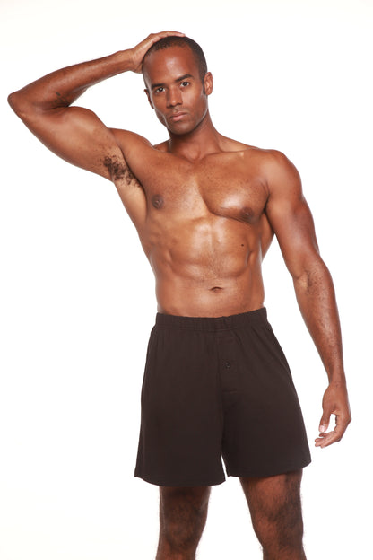 Ropa interior tipo bóxer de viscosa/algodón de bambú para hombre