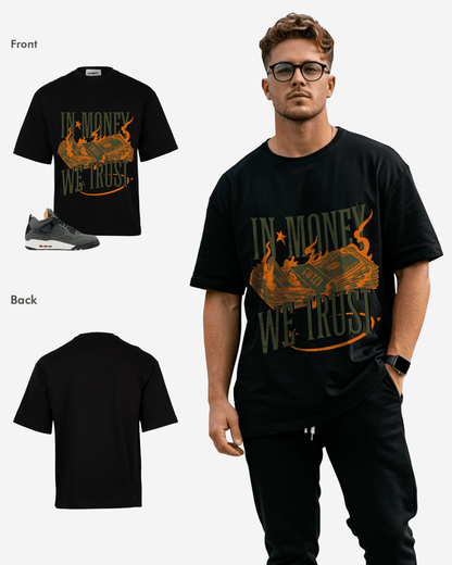 G-West Money Oversized T-Shirt Mens