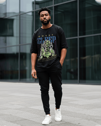 G-West Never Sleep Oversized T-Shirt Mens