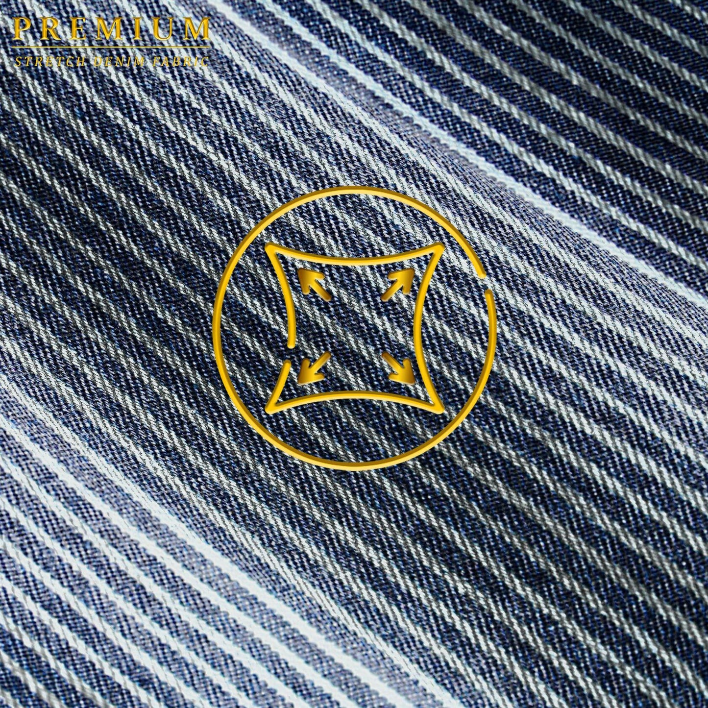 Hybrid & Company Womens Comfy Stretch Denim 5 Pocket Jeans Blue White Size 24