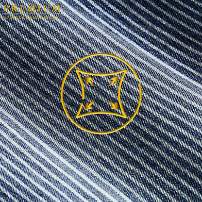 Hybrid & Company Womens Comfy Stretch Denim 5 Pocket Jeans Blue White Size 24