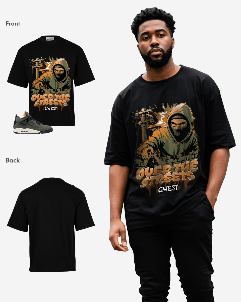 G-West Over The Streets Oversized T-Shirt Mens