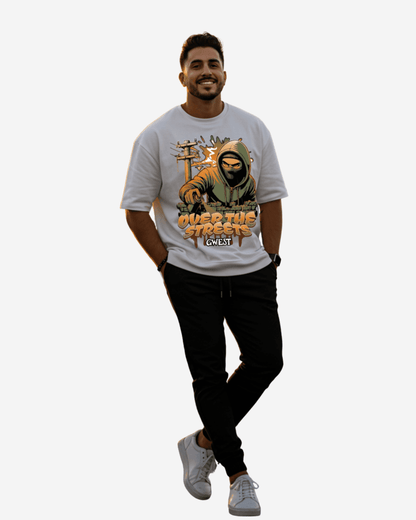G-West Over The Streets Oversized T-Shirt Mens
