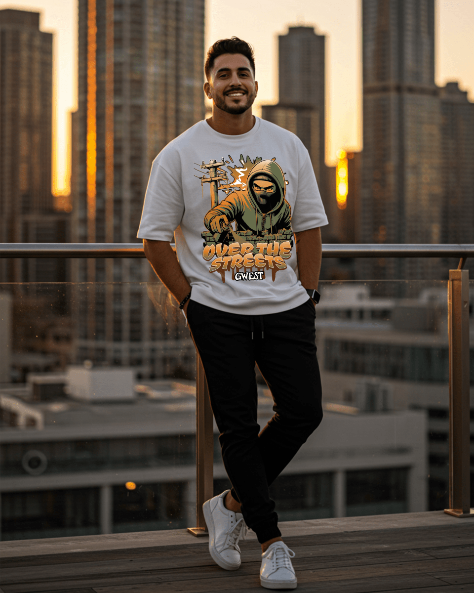 G-West Over The Streets Oversized T-Shirt Mens