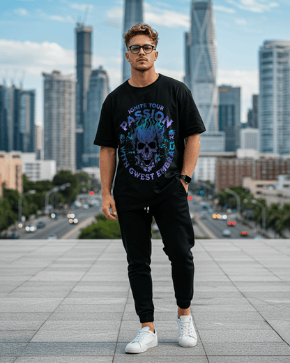 G-West Passion Oversized T-Shirt Mens