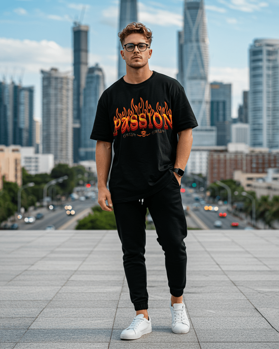 G West Passion Power Oversized Men's T-Shirt