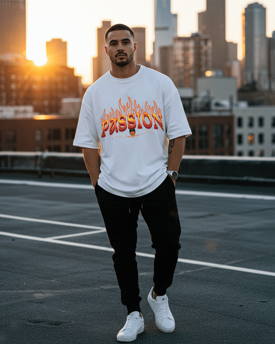 G West Passion Power Oversized Men's T-Shirt