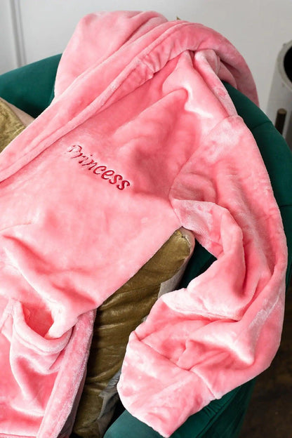 女士毛絨連帽浴袍 - 在家享受水療般的舒適體驗