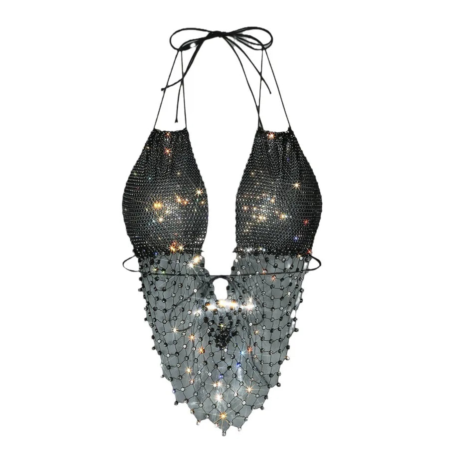 Mesh Halter Tank Top