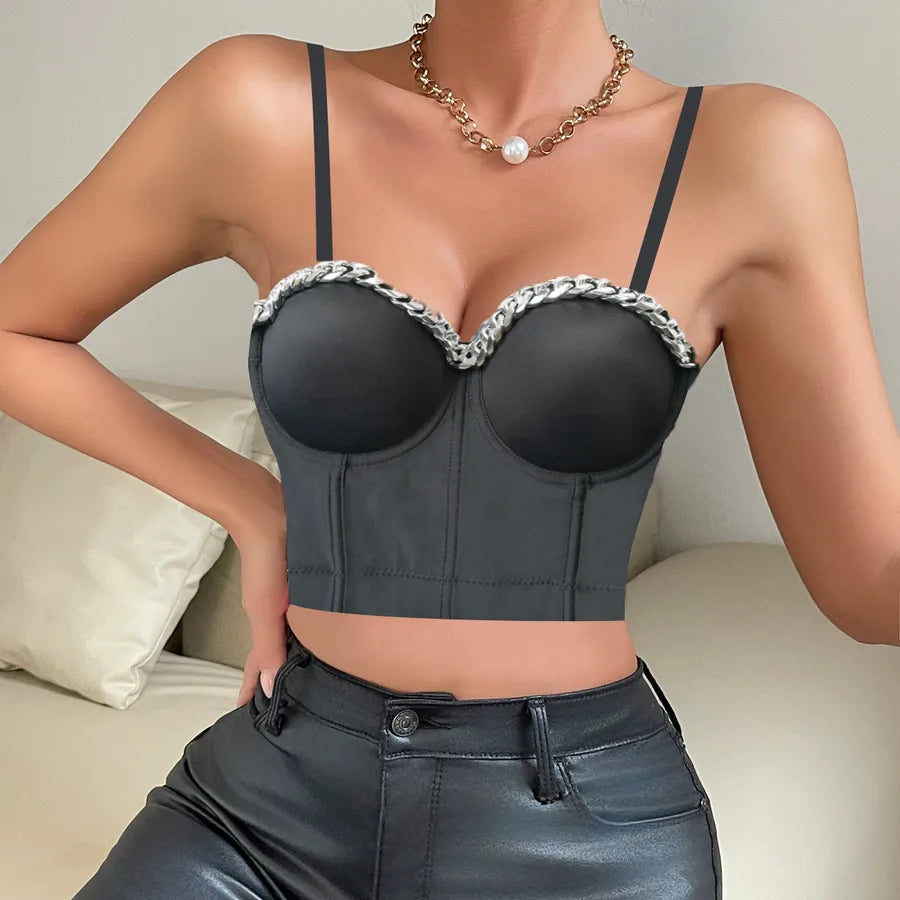 Bustier Chain Camisole Top