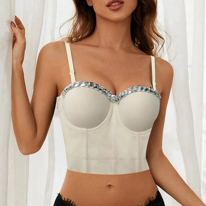 Bustier Chain Camisole Top