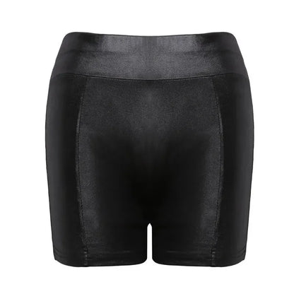 new sexy leather short leather pants women's leather shorts pu leather pants women's sexy hot pants nightclub sexy hot pants