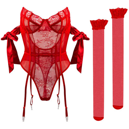 women's lady sexy solid color sexy lingerie sets home daily cosplay sexy lingerie