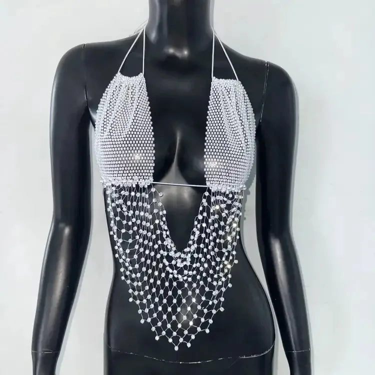 Mesh Halter Tank Top