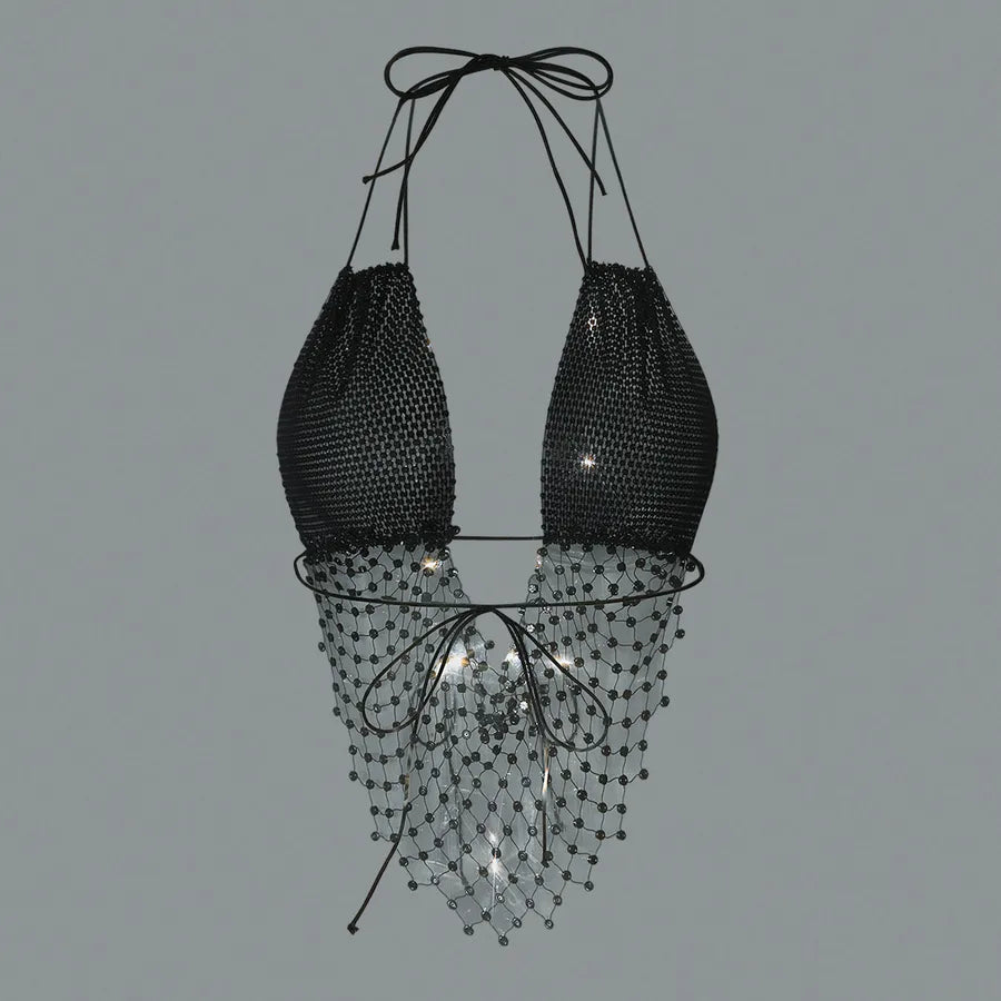 Mesh Halter Tank Top