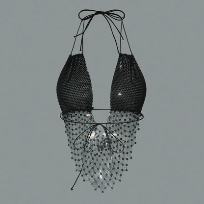 Mesh Halter Tank Top