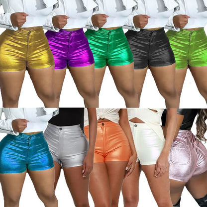 women's street sexy solid color shorts shorts