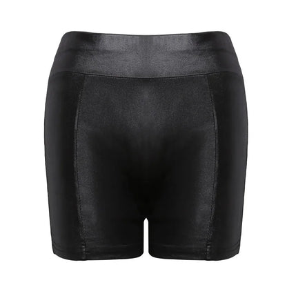 new sexy leather short leather pants women's leather shorts pu leather pants women's sexy hot pants nightclub sexy hot pants