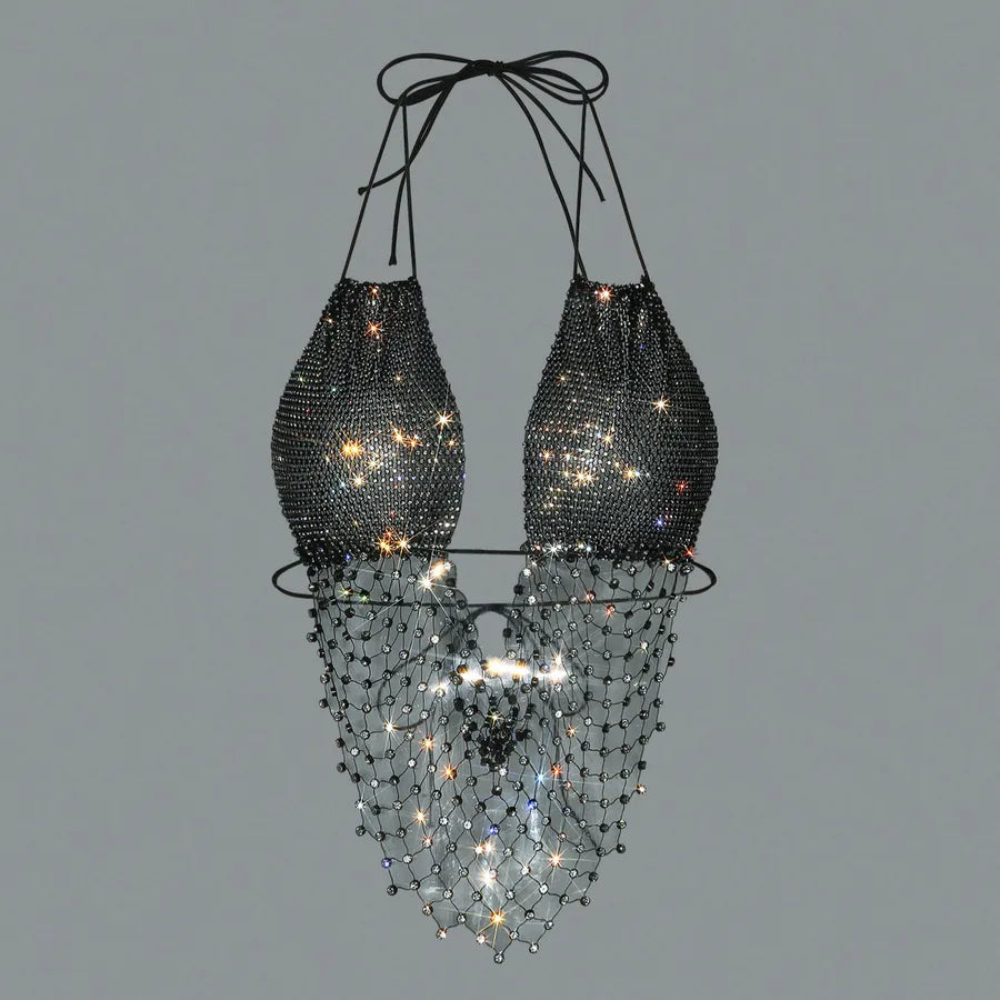 Mesh Halter Tank Top