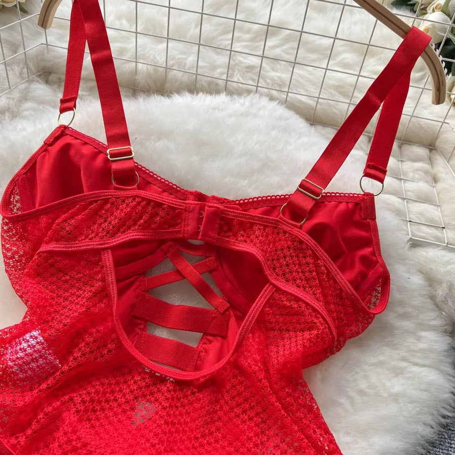 lace adjustable lace bras sexy lace see-through corset bikini see-through sexy lingerie