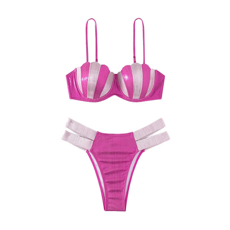 2PC Mermaid Shell Set