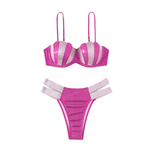 2PC Mermaid Shell Set