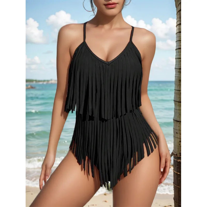 Women's Sexy Solid Color 1 Piece One Piece Swimwear