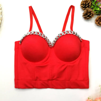 Bustier Chain Camisole Top