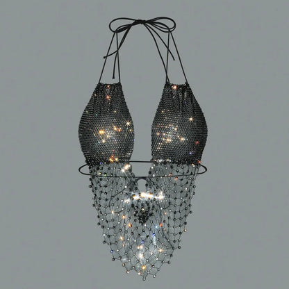 Mesh Halter Tank Top