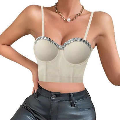 Bustier Chain Camisole Top