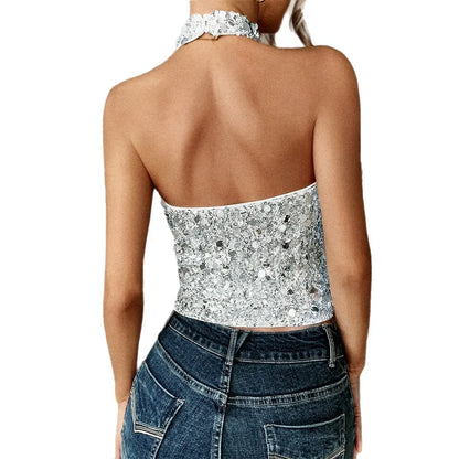 Sequin Glitter Tank Top
