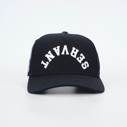 ‘SERVANT’ Premium SnapBack - Black/White