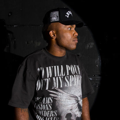 ‘SERVANT’ Premium SnapBack - Black/White