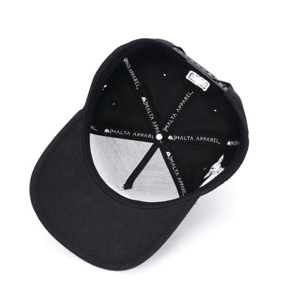 ‘7’ Premium SnapBack - Black/White