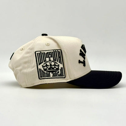 ‘SERVANT’ Premium SnapBack - Cream/Black