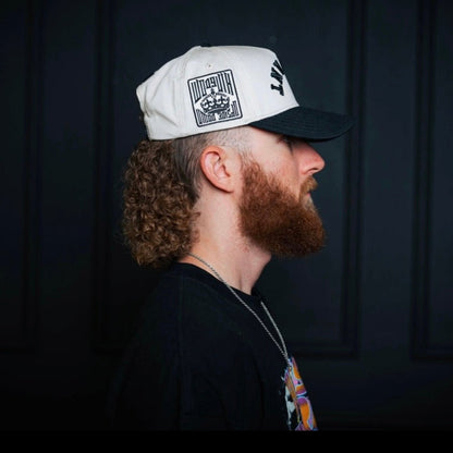 ‘SERVANT’ Premium SnapBack - Cream/Black