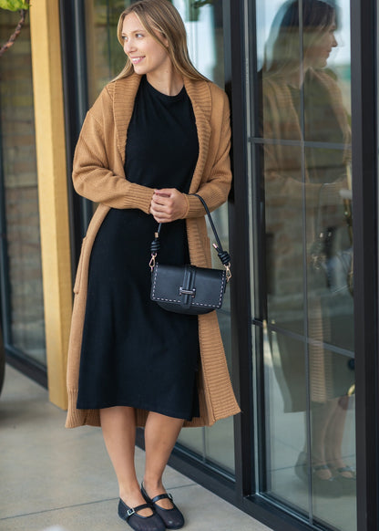 貝勒羅紋T卹洋裝