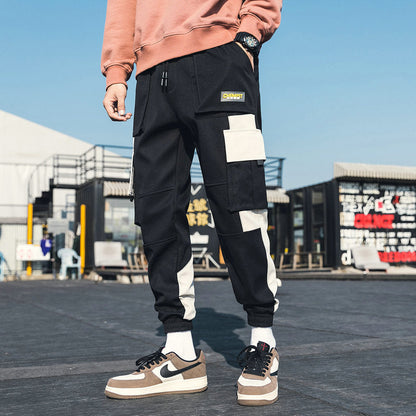 Streetwear Pockets Men's Jogger Pants Hip Hop Sweatpants Joggers Trousers Tactical Mens Pants Cargo Harem Pants Men