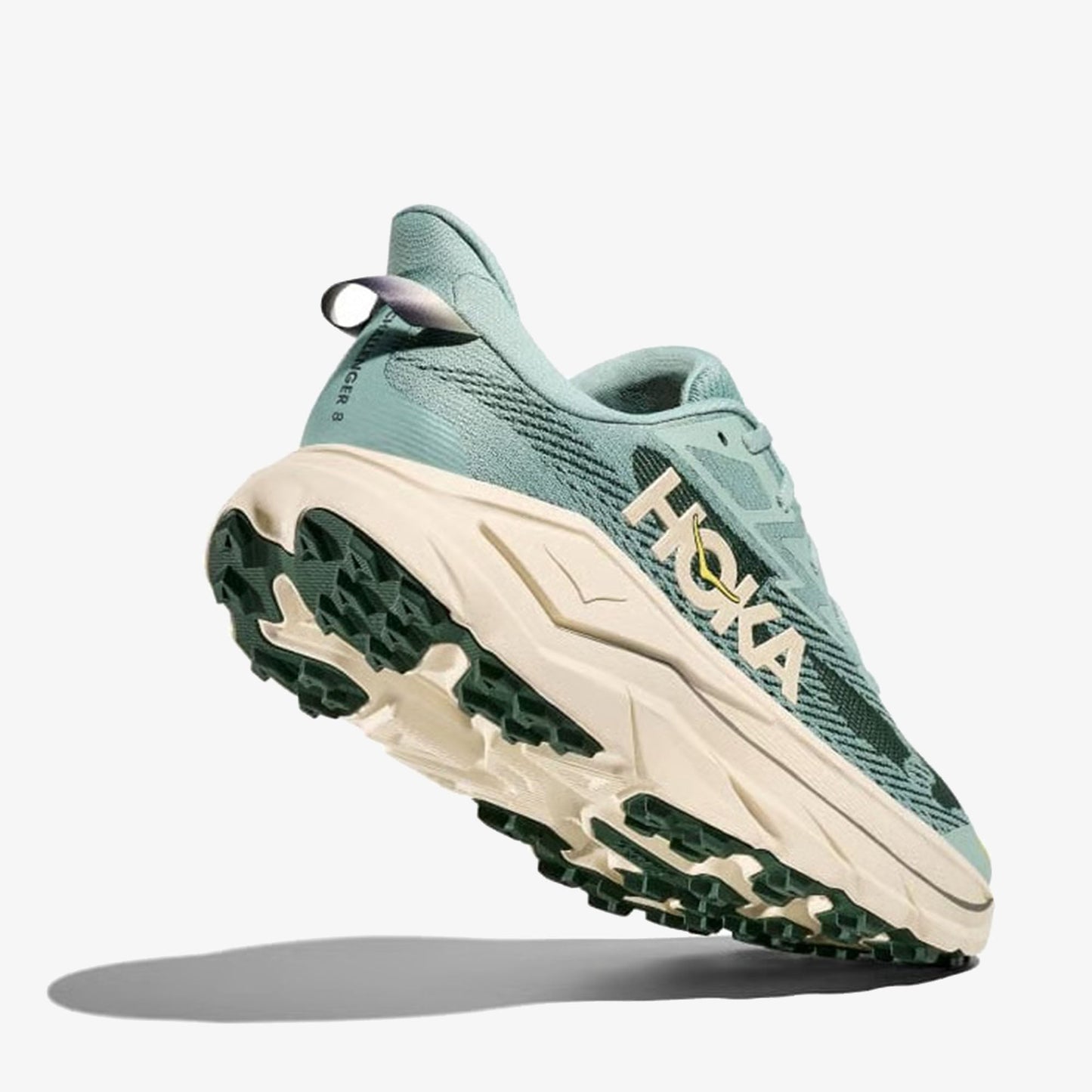 Hoka Challenger 8 Men Jade Truffle Salt